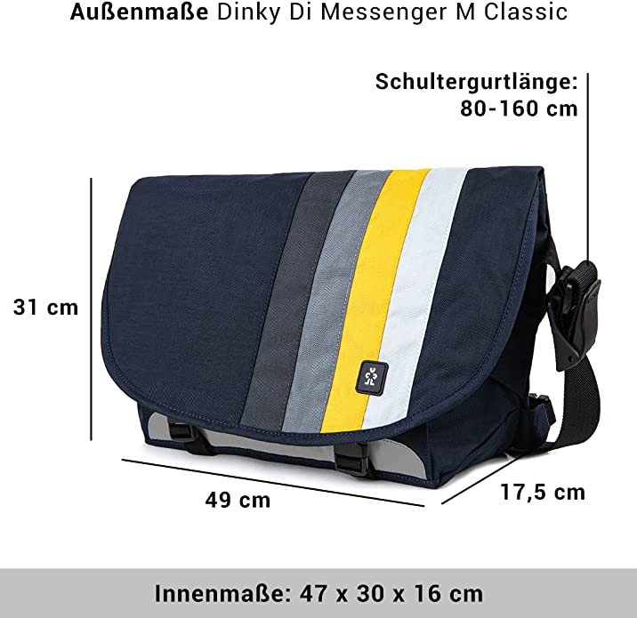 Crumpler Umhängetasche Dinky Di Messenger Classic Masse - Messener-Bags